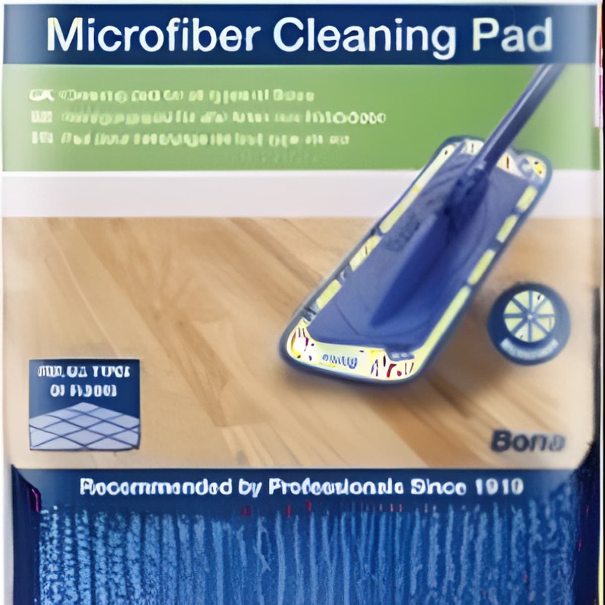 Pad microfibre bleu pour entretien