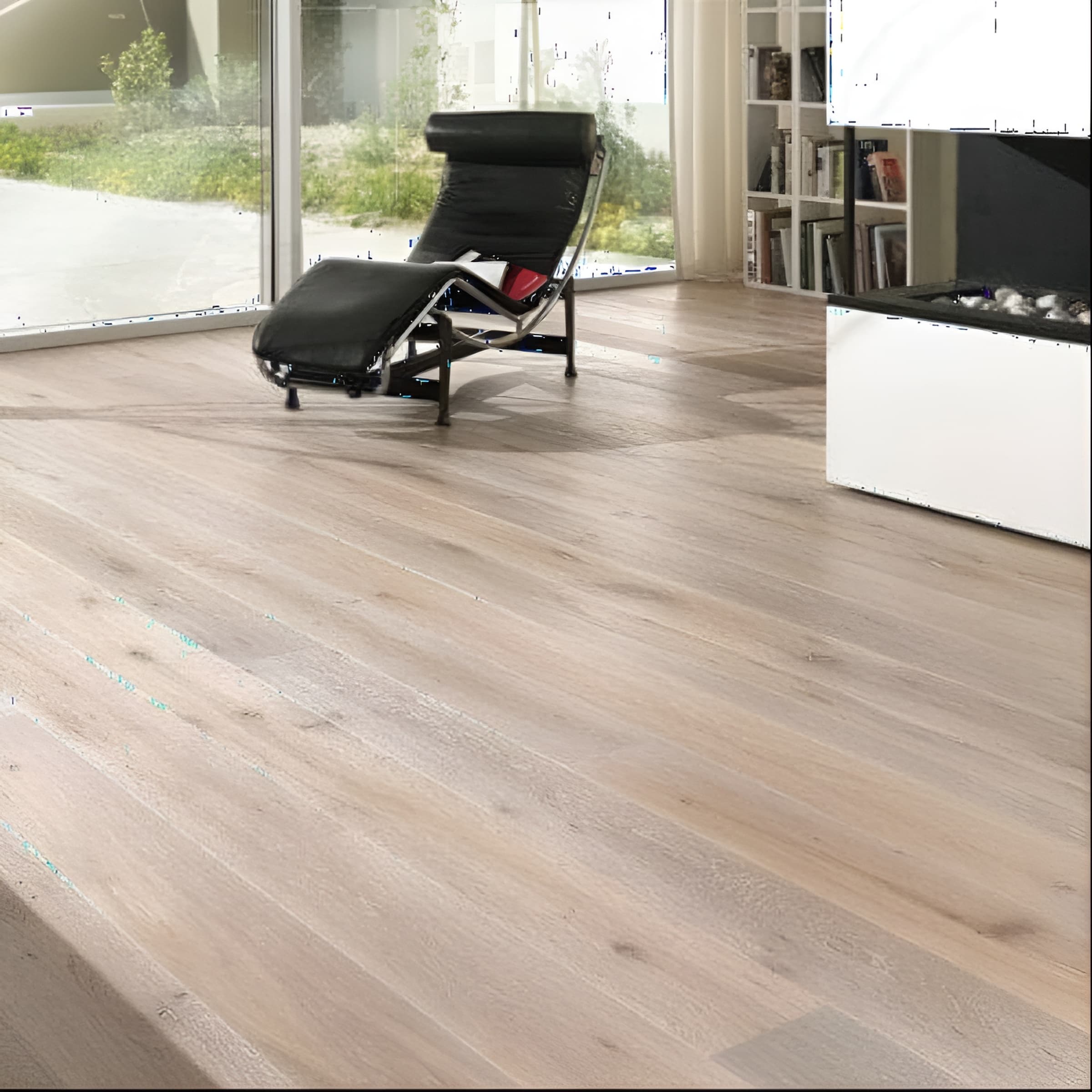 Parquet Chêne Contrecollé Smoked white