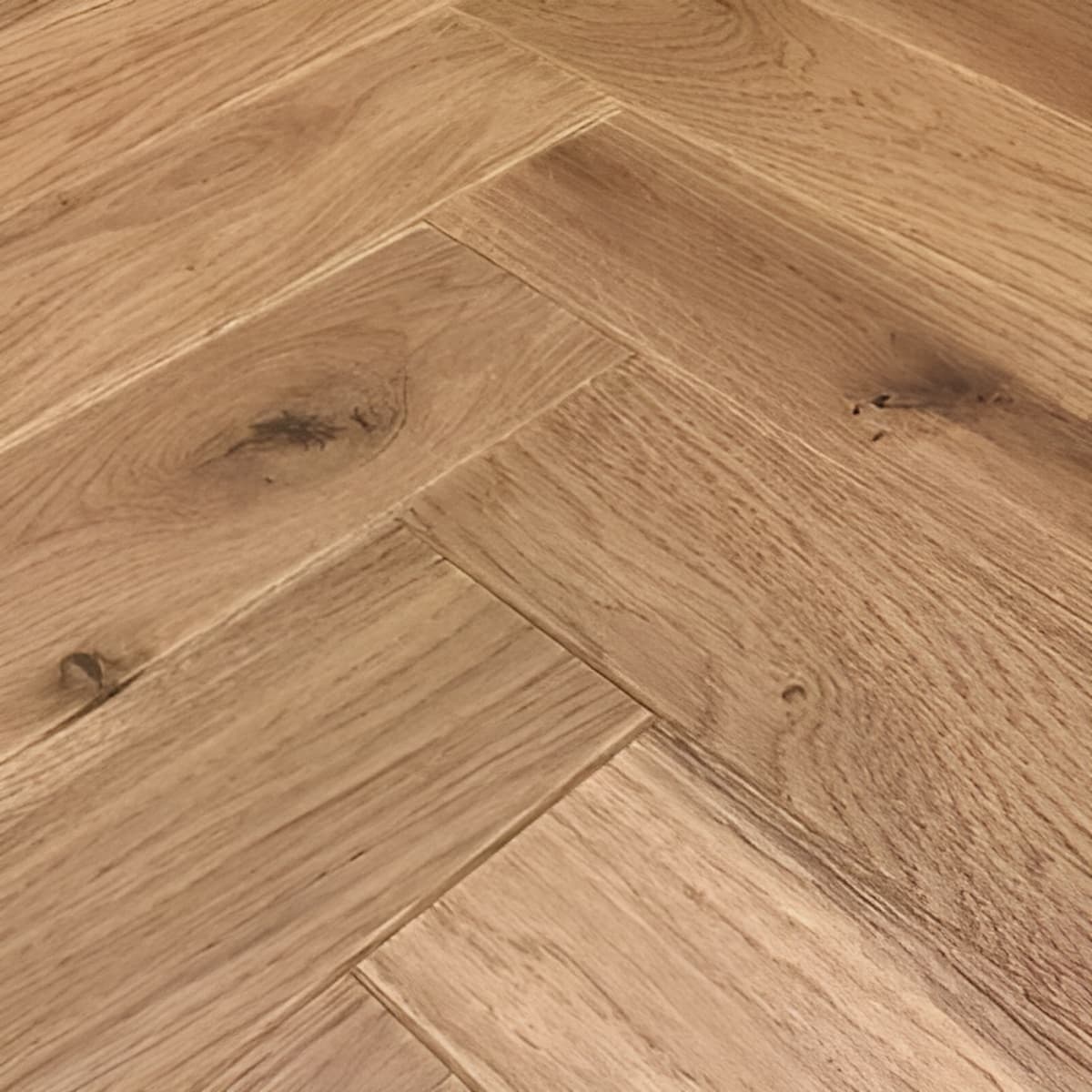 Parquet en chêne massif Bâton Rompu Bourgogne chêne fumé