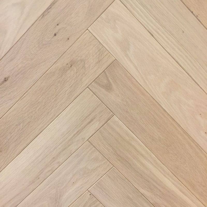 Parquet en chêne massif Bâton Rompu Huilé incolore choix rustique