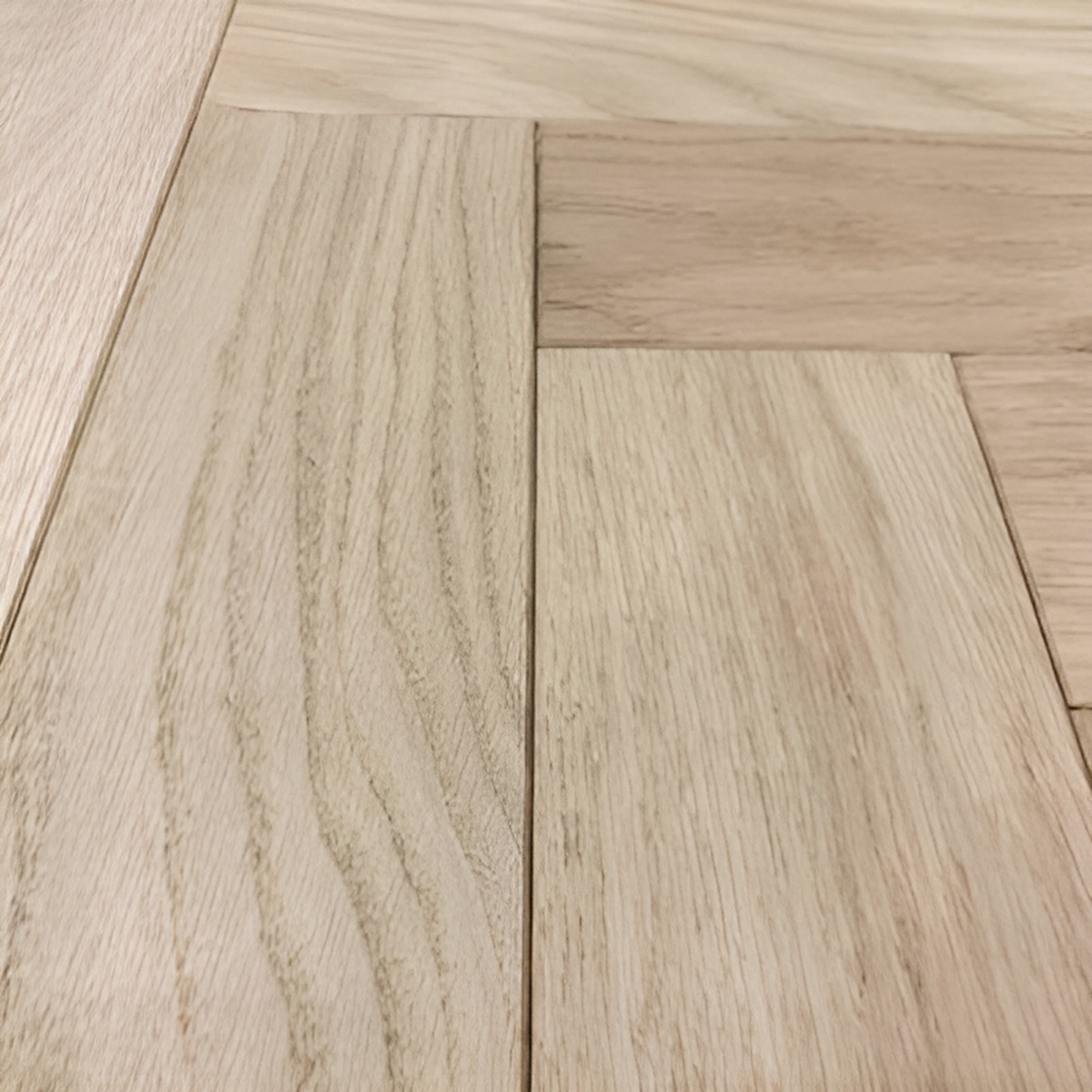 12 m² - Parquet en chêne contrecollé Premier - Bâton Rompu - Huilé incolore