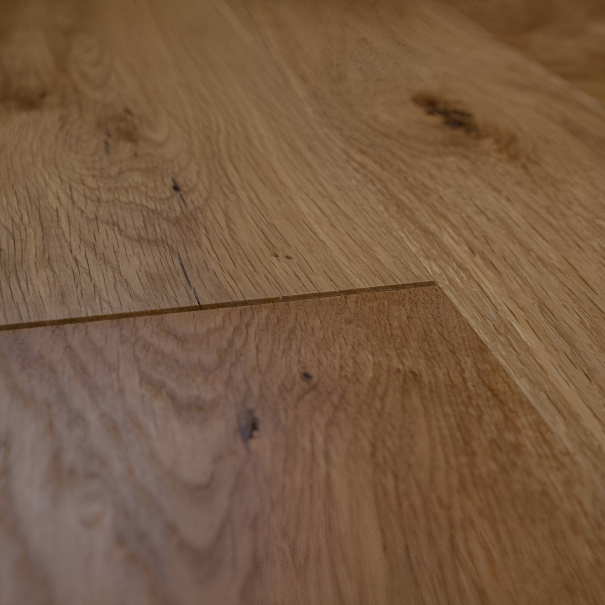 Parquet en chêne contrecollé - Rustique - Huilé Naturel