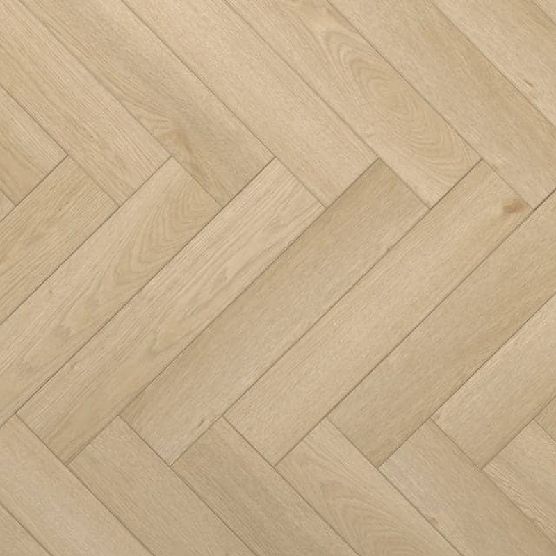 Parquet en vinyle Bâton Rompu - Porto - Sable