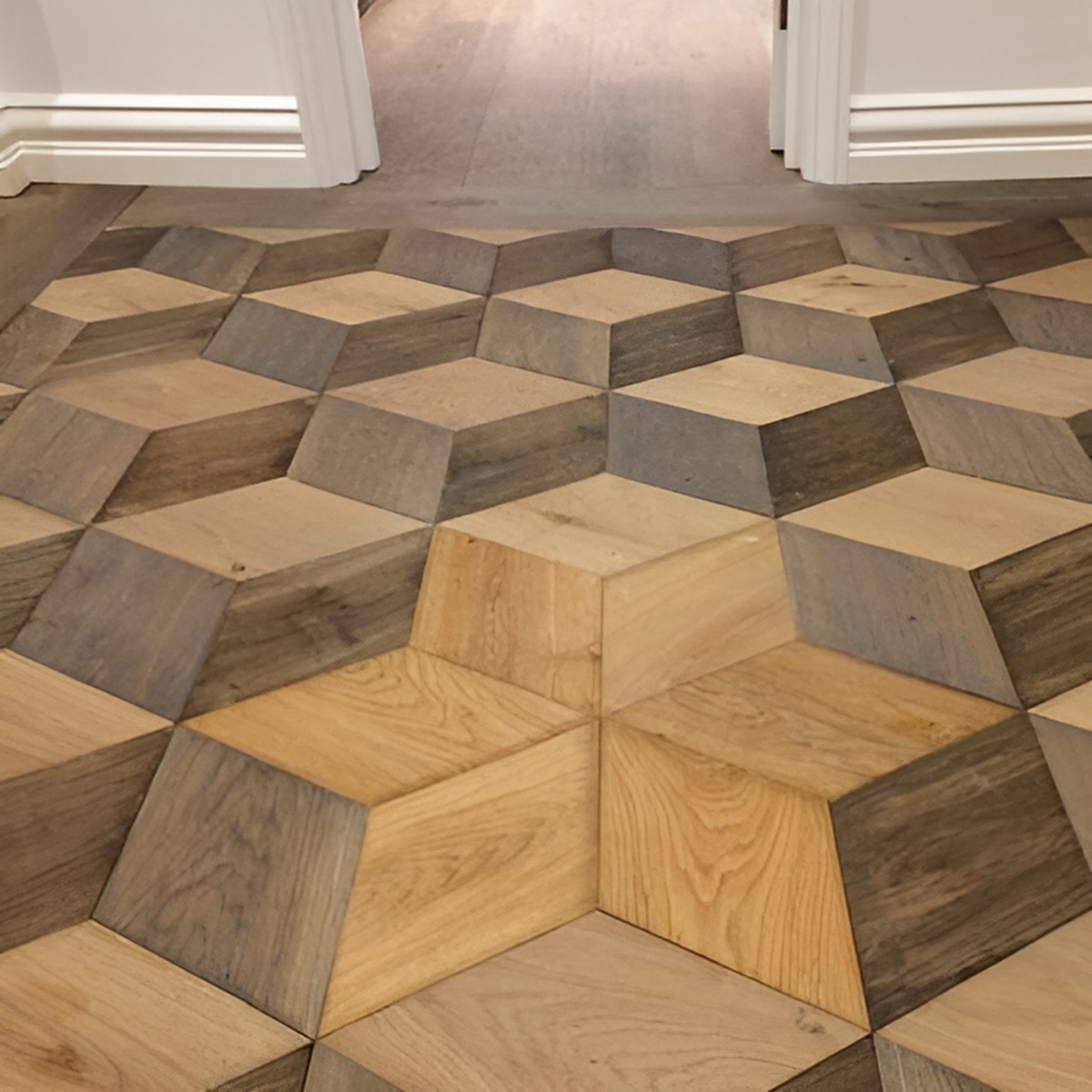 Parquet en chêne contrecollé - Cube