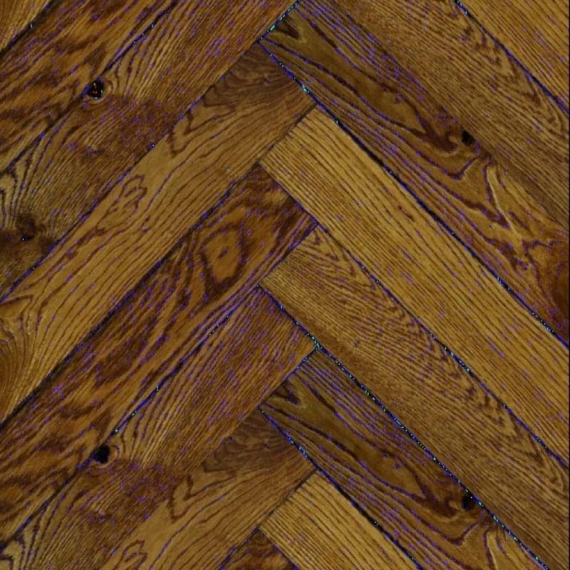 Parquet en chêne massif Bâton Rompu - Rivoli Verni Mat