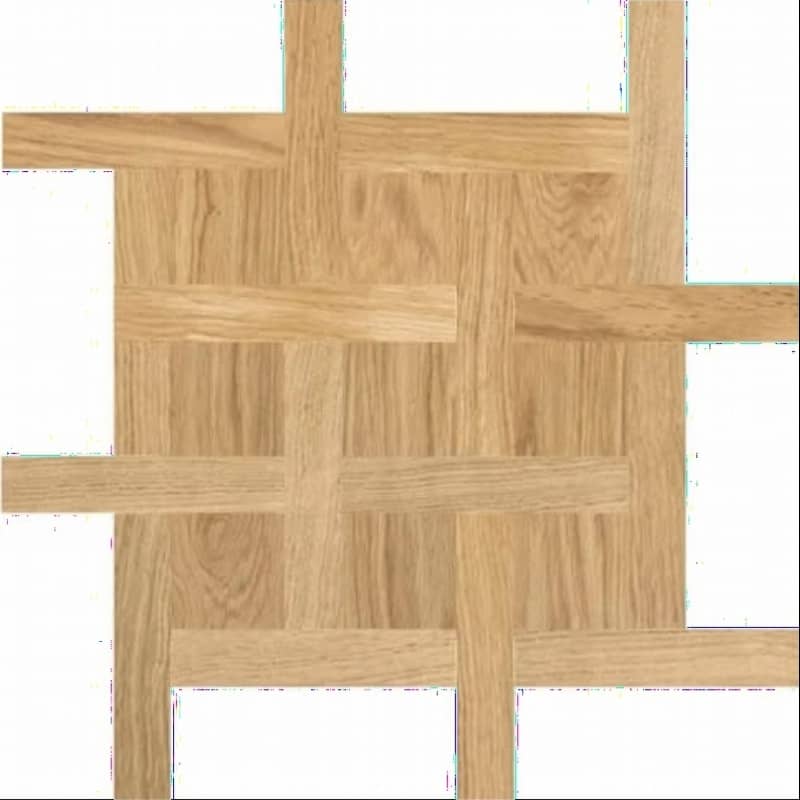 Parquet en chêne contrecollé à motif Weave