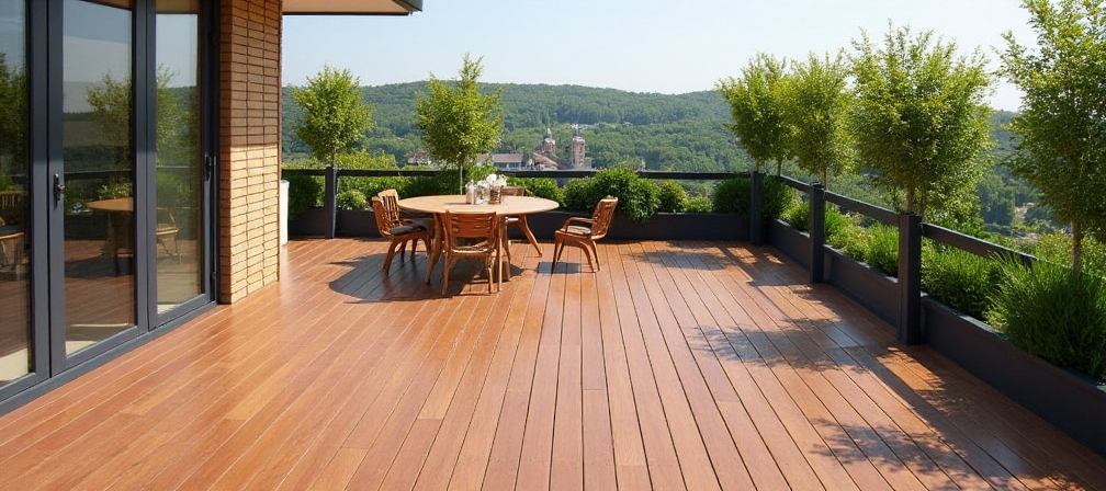 super terrasse en parquet