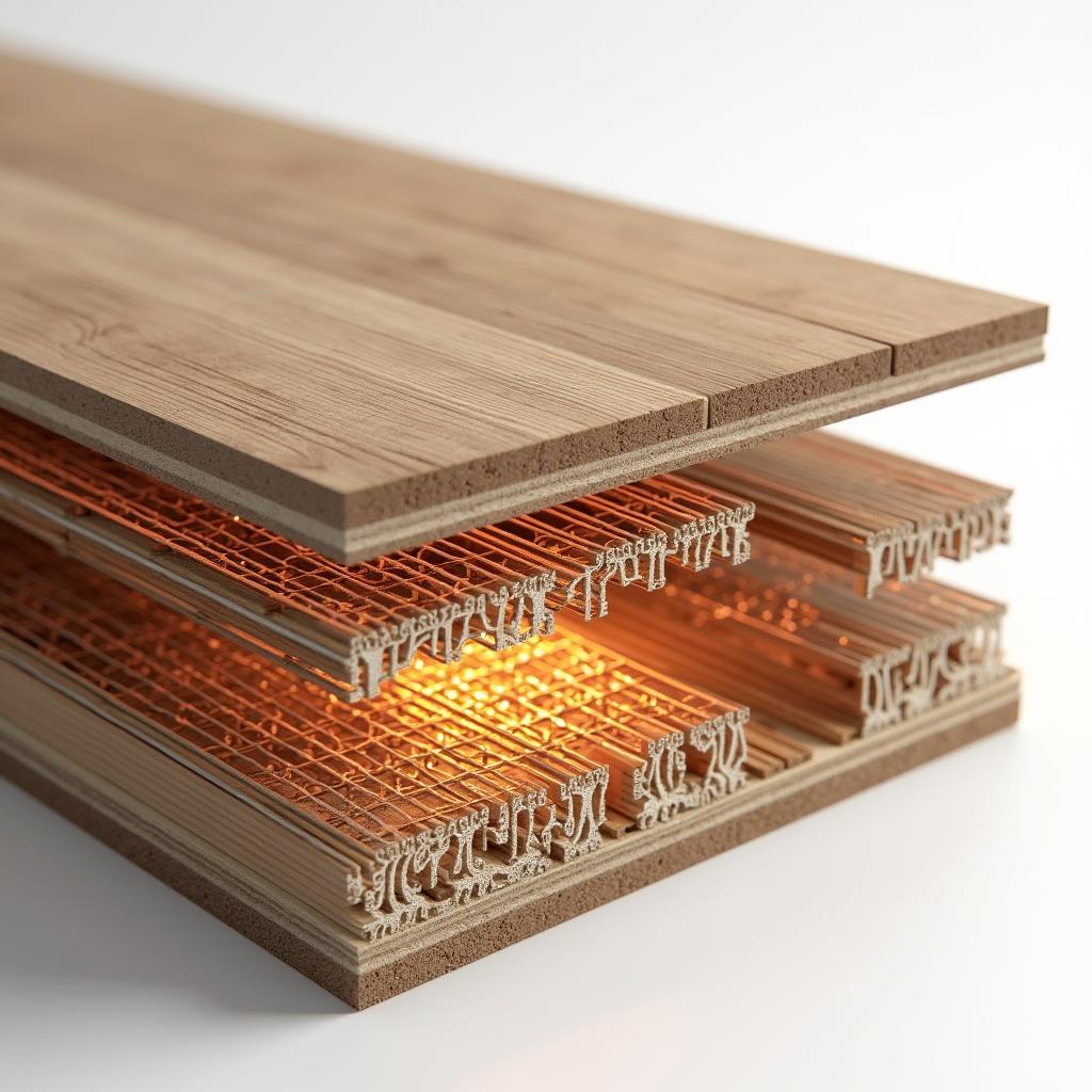 Compatibilité du parquet contrecollé avec le chauffage au sol